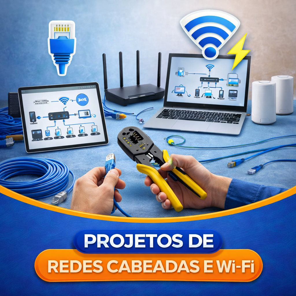 Configuração de redes e Wi-Fi